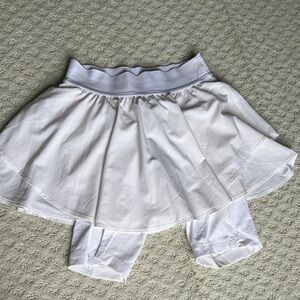 Lululemon Athletica White Skater Skort Court Rival